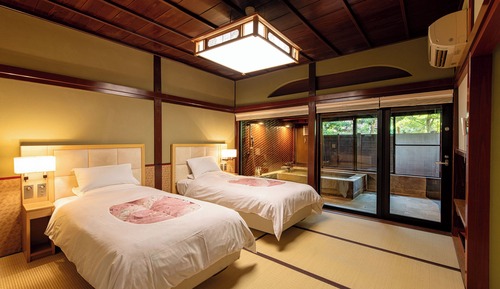Premium Room [Choga], with Open-Air Bath, Cultural Property, Garden View, Non Smoking
