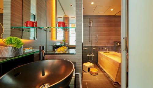 The Main - Standard Double Room with Cypress Bath "Shin-Edo" - Non-Smoking