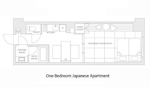 One-Bedroom Japanese Apartment