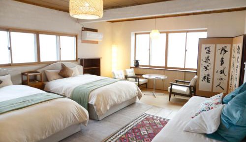 Family Room with Shared Bathroom