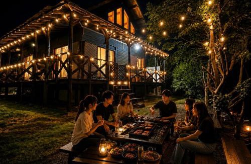 Imazu Ski Chalet | 森の音 炭火BbQ 森に囲まれた隠れ家