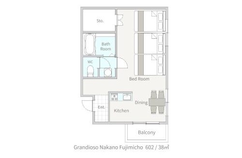 Nakano Apartment | Green House Nakano Fujimicho - Vacation STAY 65279v