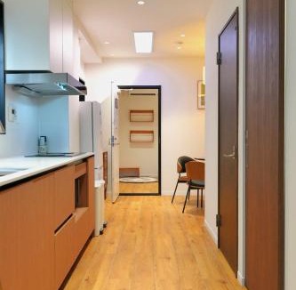 Iriya Apartment | ROKU GRKU Newly Renovated in 2026, Designer Bunk Room, 5 Min to Iriya, King Lower Bunk and Single Upper Bunk, Easy Access to Ueno and Asakusa, Sleeps 3