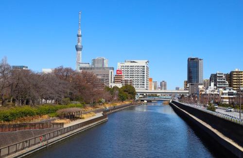 Ogibashi Apartment | Tokyo Skytree View Yugen Lodge Sumiyoshi 102 住吉