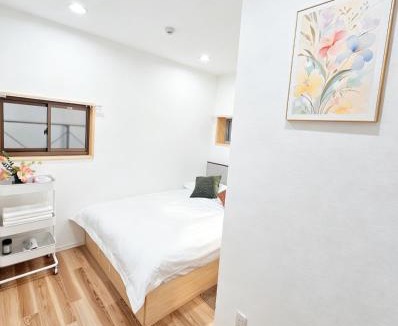 Asakusa Apartment | 浅草花日美居 Asakusa Hanahi 201 Queen Bed Room, 4 min walk to Asakusa Temple, direct subway access to Narita and Haneda Airport