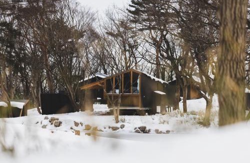 Shinkashio Onsen Hotel | Earthboat Nasu - Glamping Cabin with Private Wood-Fired Sauna & Onsen, Pet-Friendly & Cage-Free