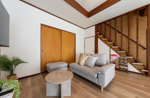 Kamagaya Apartment | 駅徒歩6分 4ldk 82平米 最大8人 成田空港から約40分 和と洋の美しい室内 隠れ家 せつきの宿