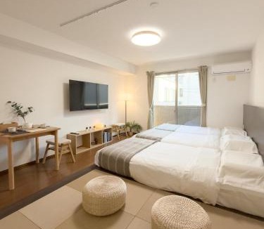 Ikebukuro Apartment | ISSHUKU NOMA池袋II 302 - Quad Room