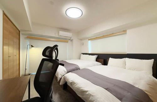Hiroshima City Centre Apartment | Casaen by b hotel - Secure 1BR Apt with Dining & Living Space