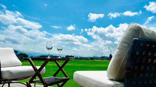Senboku Villa | Farm To Table NORICHIE 1日1組限定の一棟貸し 田園風景と星空を楽しむ 自家農園&地元食材の夕朝食付き
